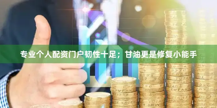 专业个人配资门户韧性十足；甘油更是修复小能手